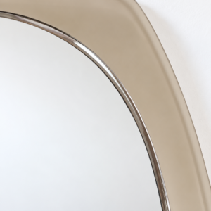Miroir vintage à cadre verre fumé années 1970 – Image 4