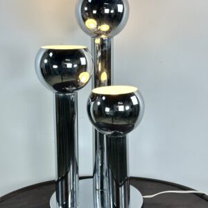 Lampe de table vintage Space Age chromés 1970'S