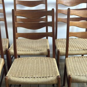 Chaises (lot de 8) danoises vintage Arne Wahl Iversen Années 1960 – Image 9