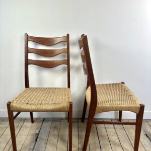 Chaises (lot de 8) danoises vintage Arne Wahl Iversen Années 1960 – Image 8